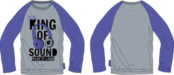 Erkekler uzun kollu reglan tarzı tişört giyer..