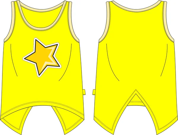 Kızlar forma mankeni tekstil sarısına uyar