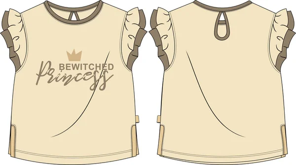 Kızlar gömlek modeli kahraman tekstil şablonu