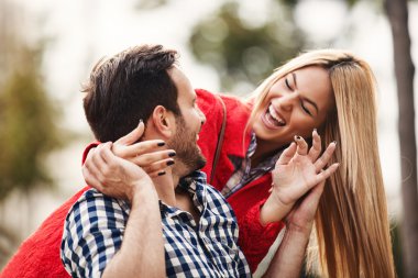 Dışarı zevk çift