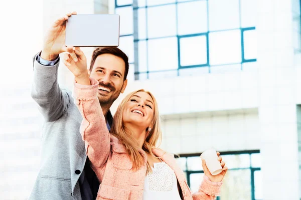 Gente de negocios teniendo descanso — Foto de Stock