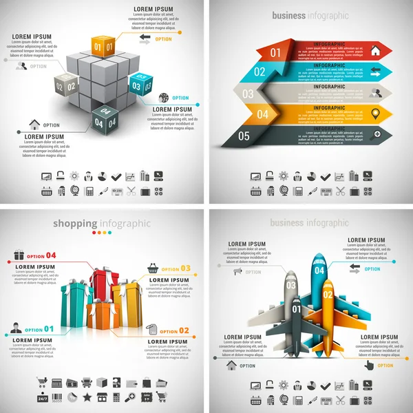 Инфографика креативного бизнеса — стоковый вектор