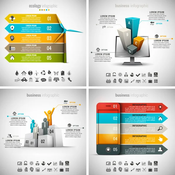 Creative biznesu infografiki — Wektor stockowy