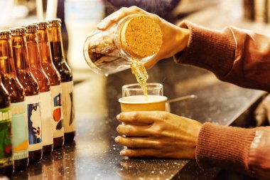 Puring çay. Yakın çekim. 