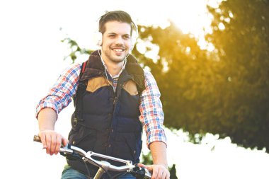 Bisiklete binmek sonra molası