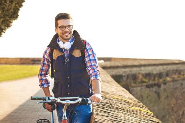 Bisiklete binmek sonra molası