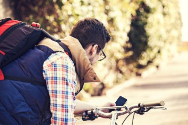 Bisiklete binmek sonra molası