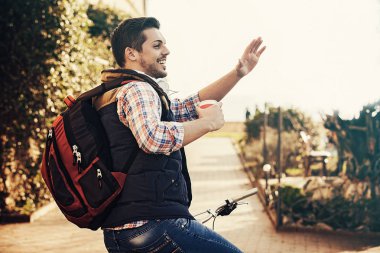 Bisiklete binmek sonra molası