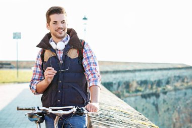 Bisiklete binmek sonra molası