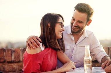 Çift zevk günbatımı