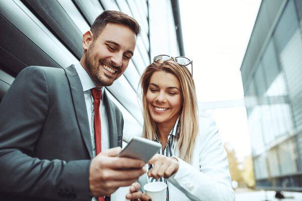 Business People Having Coffee