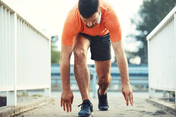 Man is exercising — Stock Photo, Image