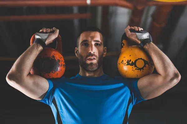 Handsome Young Man Exercising — Stock Photo, Image