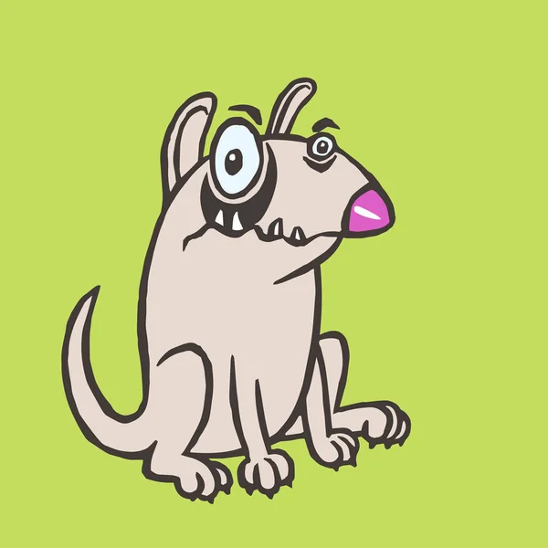 Мультяшний злий собака Векторні ілюстрації — стоковий вектор