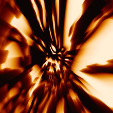 Rage altın zombi kafa kapağı. Korku tarzında duvar kağıdı.