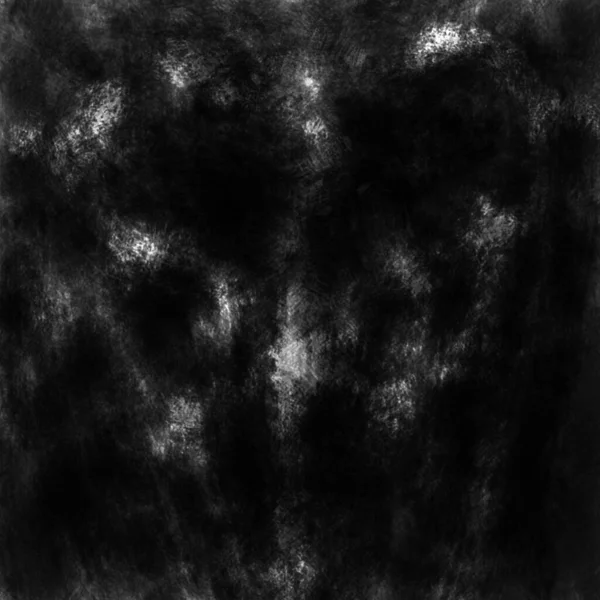 Scary Abstract Darkly Face Black White Background Horror Genre Coal — Stock Photo, Image