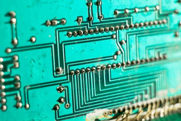 chip close-up for repair of electrical appliances and computer equipment