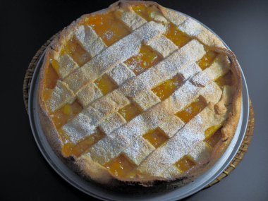 Portakal reçelli ev yapımı turta, dlicious tart