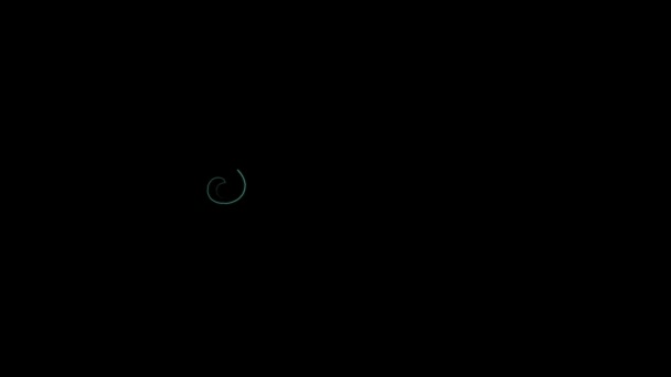 Summer 4k conceito cor elétrica texto gráfico efeito animação sobre fundo preto para o seu proyect . — Vídeo de Stock