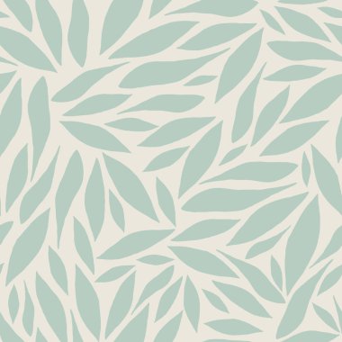 Açık yeşil yapraklı soyut vektör deseni