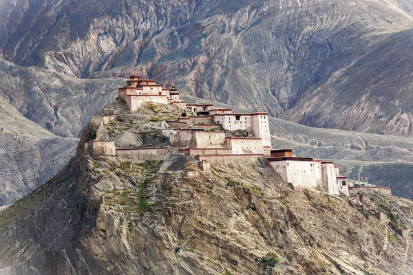 Zwiedzanie Miejsc Tybetu Fort Gyantze — Zdjęcie stockowe