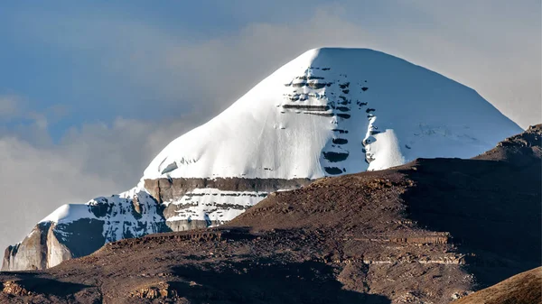 Tibet. Kailash Dağı 'nın güney duvarı..