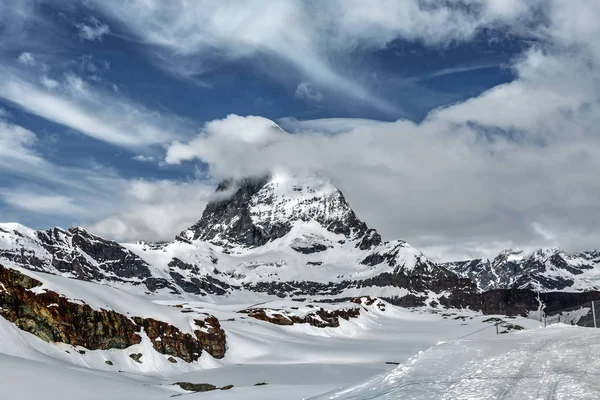 Cervino Montagna Più Bella Europa — Foto Stock