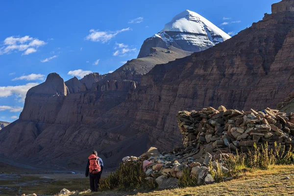 Les Premiers Kilomètres Autour Montagne Unique Kailash — Photo