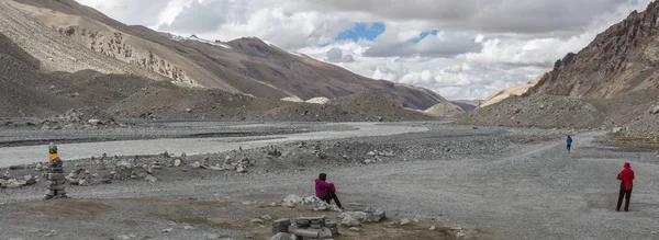 Les Paysages Naturels Uniques Diversifiés Tibet — Photo