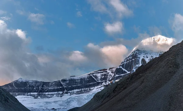 Blick Auf Kailash Von Nordosten Auf Die Zufahrt Zum Drolma — Stockfoto