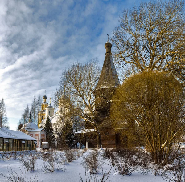 ロシアだ ヴォローダ スパソ プリルツキー修道院の冬 — ストック写真