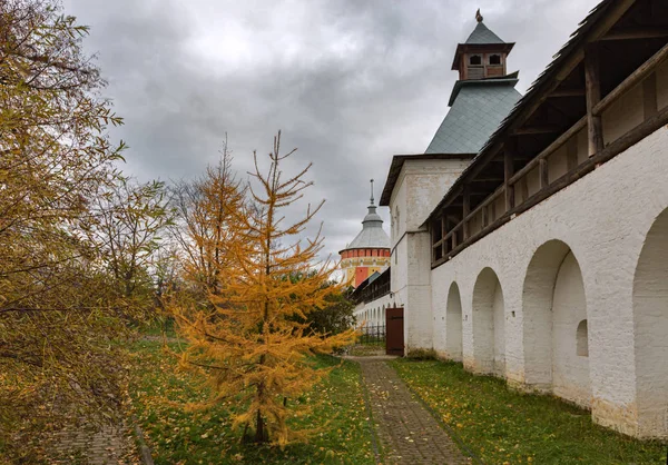 - Rusya. Vologda. Spaso Prilutsky manastırının güzel manzarası.