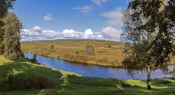 Rússia Aldeia Pushkin Montanhas Mansão Trigorskoye — Fotografia de Stock