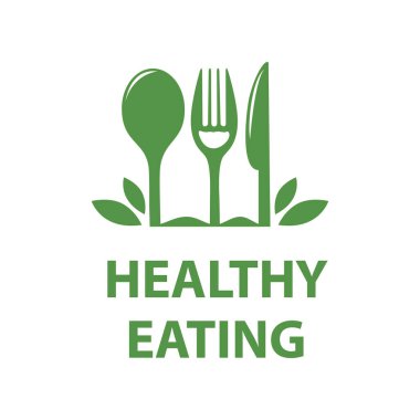 vektör logo taze sebze sağlıklı bir diyet için