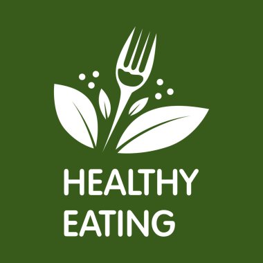 vektör logo taze sebze sağlıklı bir diyet için