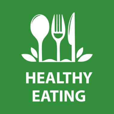 vektör logo taze sebze sağlıklı bir diyet için