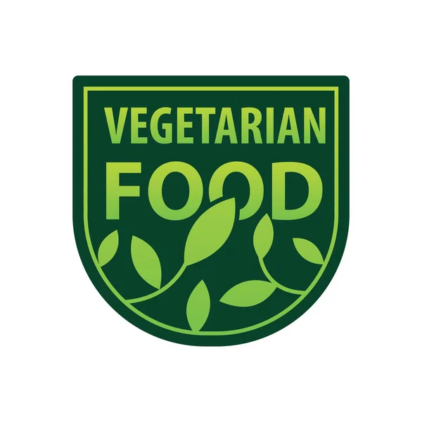 Vegan friendly icon badge design. Vector illustration. — Stock Vector