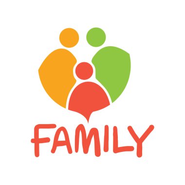 Vektör Partisi Halkı Logo Şablonu