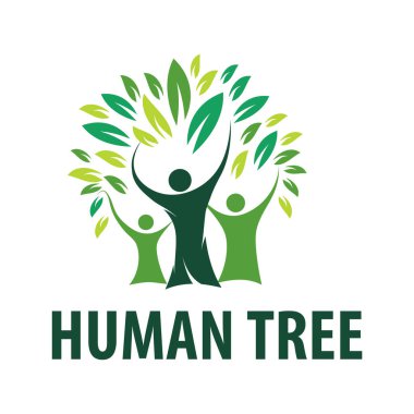 Aile logosu insanları illüstrasyon tasarımı