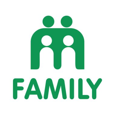 Vektör Partisi Halkı Logo Şablonu