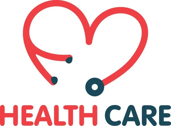 Gesundheitswesen, Logo, Wirtschaft, Pflege, Klinik, Medizin, Arzt — Stockvektor