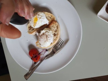 Sağlıklı bir kahvaltı.