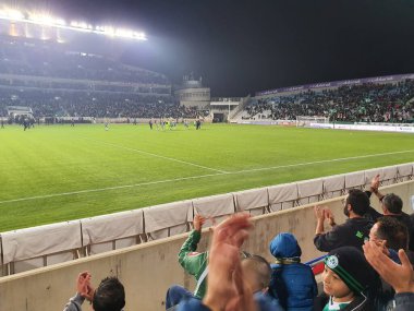 Kıbrıs Rum Kesimi 'nin GSP Stadyumu' nda futbol maçı