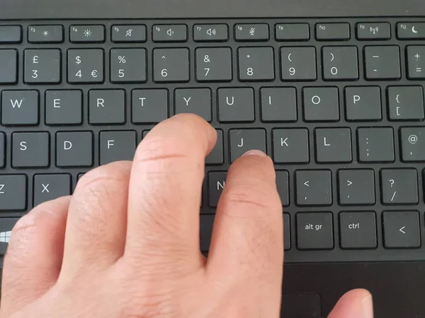 Typing Keyboard — Stock Photo, Image