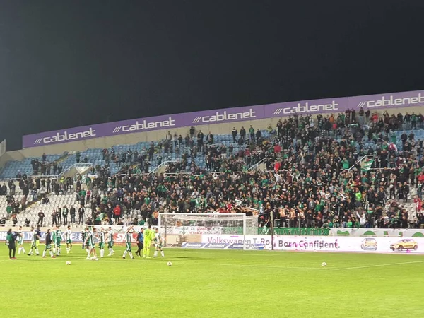 Kıbrıs Rum Kesimi 'nin GSP Stadyumu' nda futbol maçı