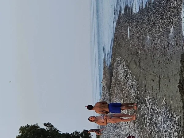 Öğleden sonra Meneou köyünün sahilinde.