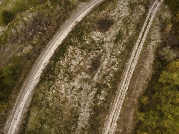 Cenário de outono de estrada rural . — Fotografia de Stock