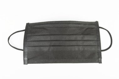 Siyah ameliyat maskesi. Tıp kavramı.