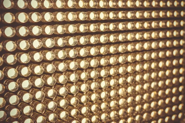 Panel de diodo led con luz. Fondo de panel led . — Foto de Stock