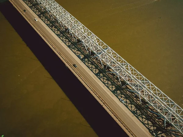 Paisaje del puente sobre el río Don . —  Fotos de Stock